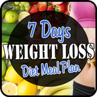 7 Days Weight Loss Diet Meal icône