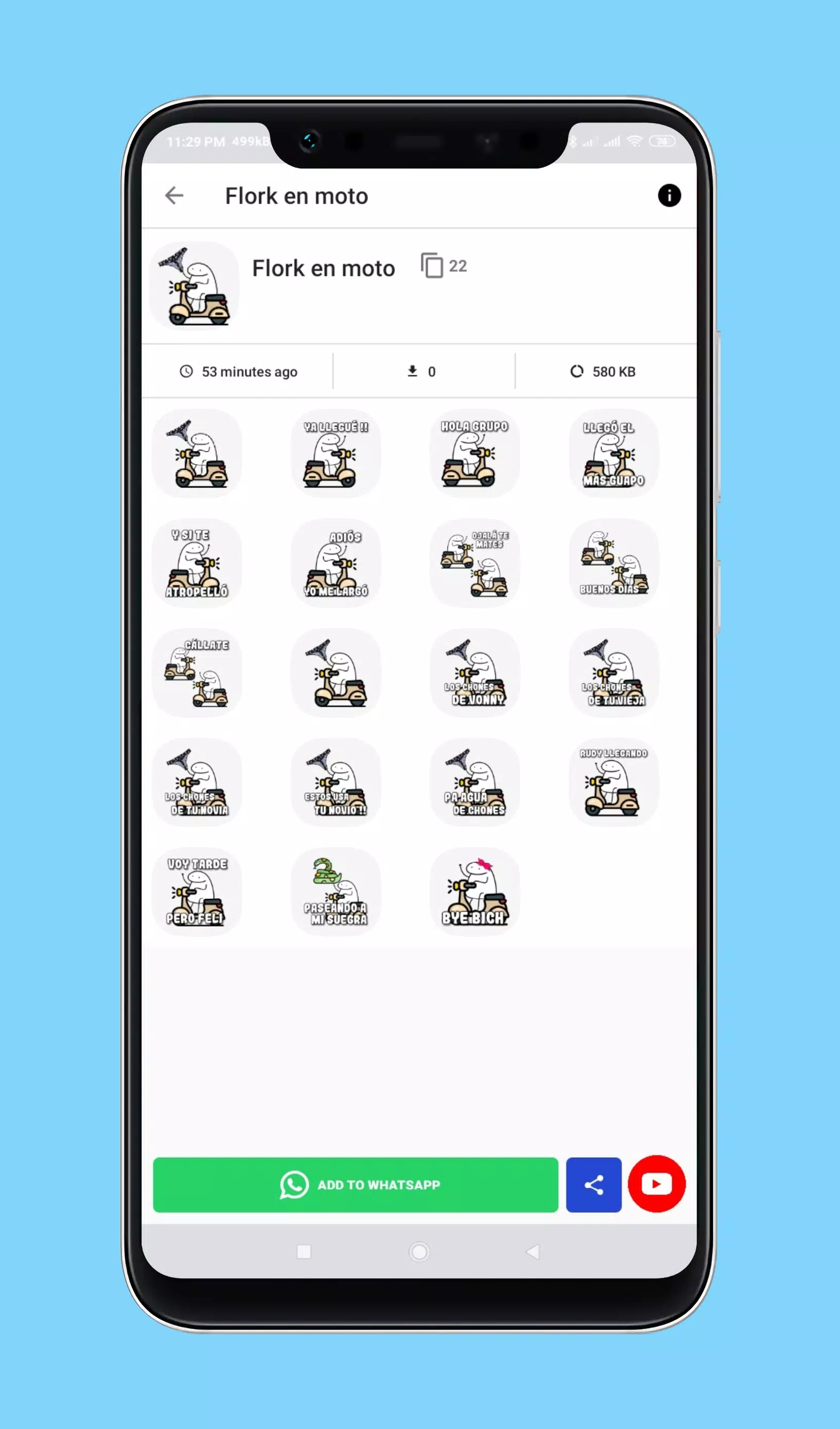 Flork adesivo para whatsapp – Apps no Google Play