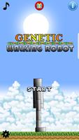 Genetic Walking Robot Affiche