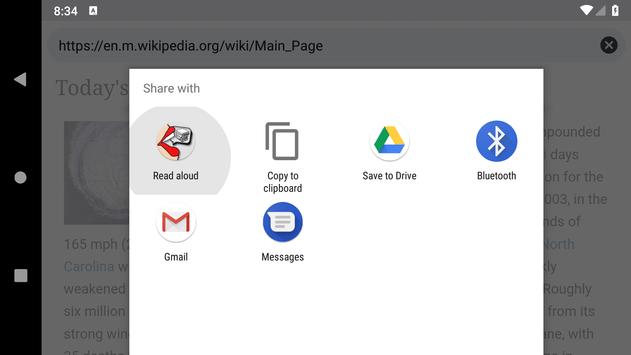 Voice Reader - read aloud any website, book, text 截图 4