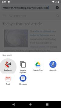 Voice Reader - read aloud any website, book, text 截图 1