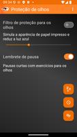 Proteção para os olhos Cartaz