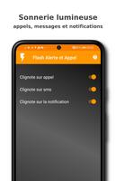 Clignotant Flash Notification Affiche
