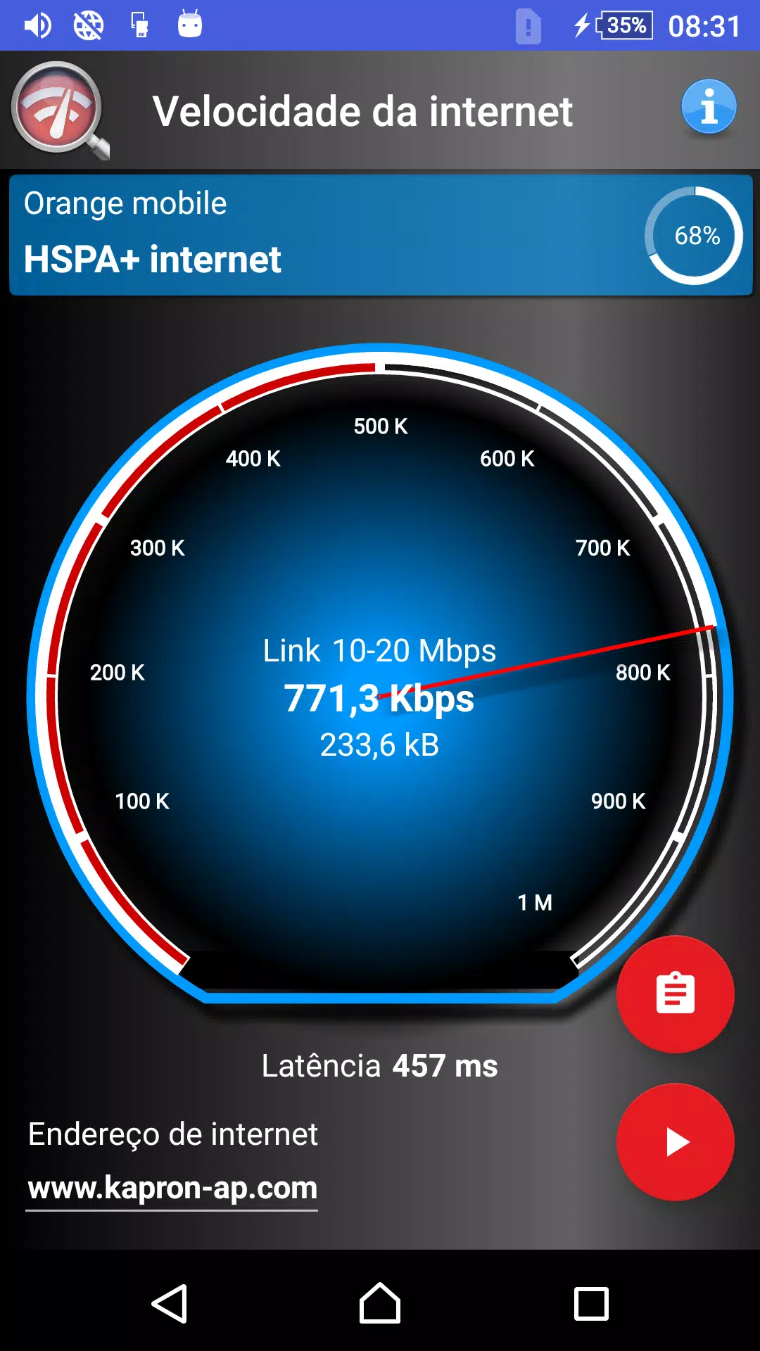 Teste de velocidade para o Chrome - teste de velocidade wifi