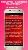 Romantic Love Messages تصوير الشاشة 3