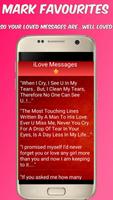 Messages d'amour capture d'écran 2