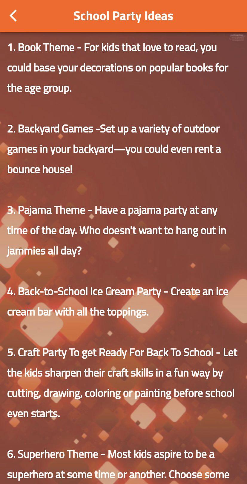 School Party Craft Ideas School Party Craft Ideas