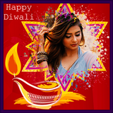 Happy Diwali DP Maker icône