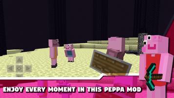 Peppa Pig Mod for Minecraft PE captura de pantalla 3
