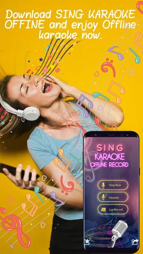 Karaoke Offline, Sing Karaoke, Voice Recorder APK pour Android Télécharger