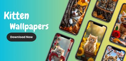 Cute Kitten Wallpapers Cartaz