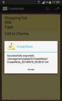 CreateNote স্ক্রিনশট 2