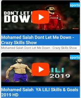 Mohamed Salah Skills and goals Music capture d'écran 1