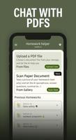 Chat PDF AI Homeworks solver الملصق