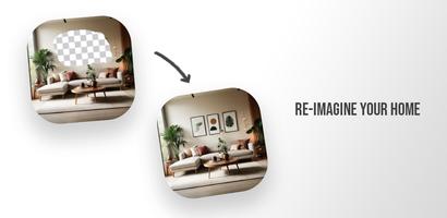Home Interior Redesign Affiche