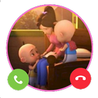 Kak Rose UpinIpin Calling Zeichen