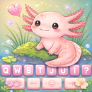 APK Cute Axolotl Keyboard Themes