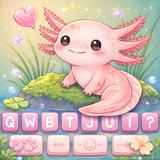 Cute Axolotl Keyboard Themes APK