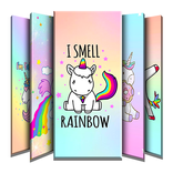 ”Kawaii Unicorn Wallpaper
