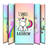 Kawaii Unicorn Wallpaper آئیکن