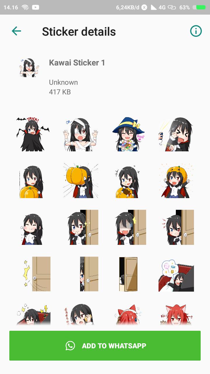 Kawaii Anime  Stickers  for WhatsApp  for Android APK Download