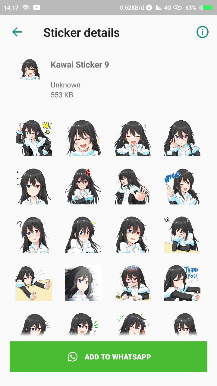 Kawaii Anime Stickers For Whatsapp For Android Apk Download