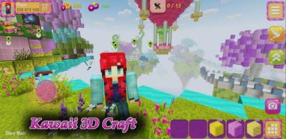 Kawaii World - 3D Craft imagem de tela 3