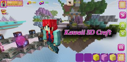 Kawaii World - 3D Craft imagem de tela 1