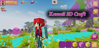 Kawaii World - 3D Craft imagem de tela 2