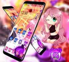 Kawaii Cute Girl Theme screenshot 1