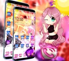 Kawaii Cute Girl Theme screenshot 2