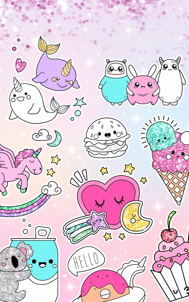 Kawaii para Colorir Glitter – Apps no Google Play