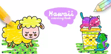 Kawaii Coloring Game Glitter
