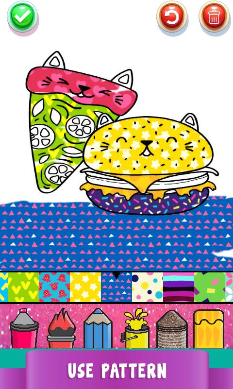 Kawaii Coloring Pages With Glitter Drawing Book For Android Apk Download