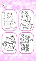 Kawaii Coloring Game Glitter 截图 2