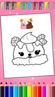 Kawaii Coloring poster