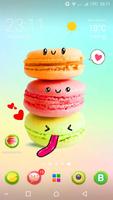 برنامه‌نما Cute Macaron backgrounds عکس از صفحه
