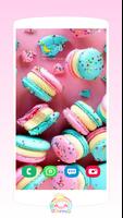 برنامه‌نما Cute Macaron backgrounds عکس از صفحه