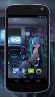 Hatsune Miku Live Wallpaper capture d'écran 2