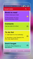 1 Schermata Kawaii Color Notes - Quick Not