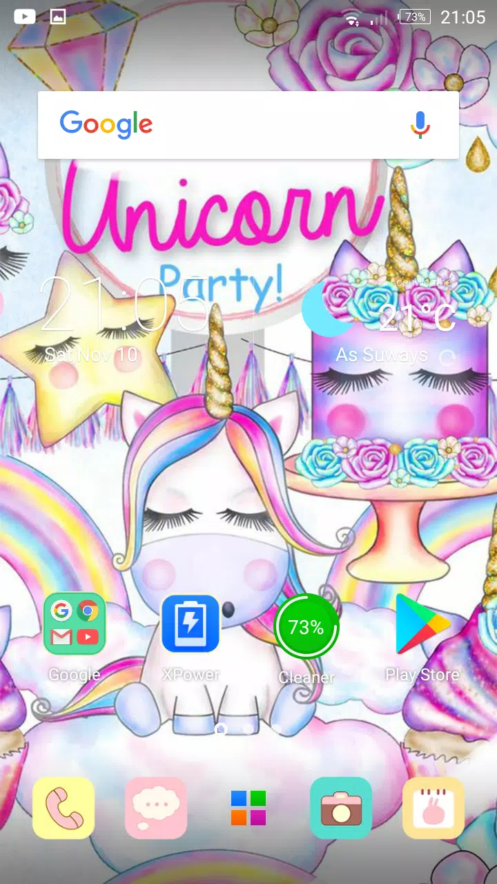 Descarga de APK de Fondos de gatos Unicornio kawa para Android