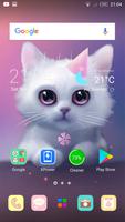 kawaii unicorn cat backgrounds capture d'écran 1