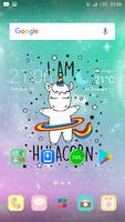 kawaii unicorn cat backgrounds capture d'écran 3