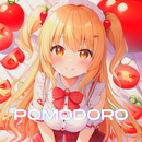 Kawaii Anime Pomodoro app. GIF APK
