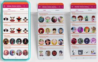 Anime Stickers Kawaii Cute 스크린샷 2