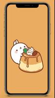 Kawaii Cute Rabbit Wallpaper الملصق
