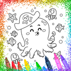 Glitter Kawaii Coloring Book icon