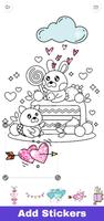 Glitter Kawaii Coloring Book screenshot 1