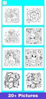 Glitter Kawaii Coloring Book screenshot 2