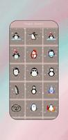 Kawaii Penguin Cute Stickers تصوير الشاشة 2